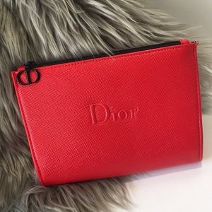 dior red pouch